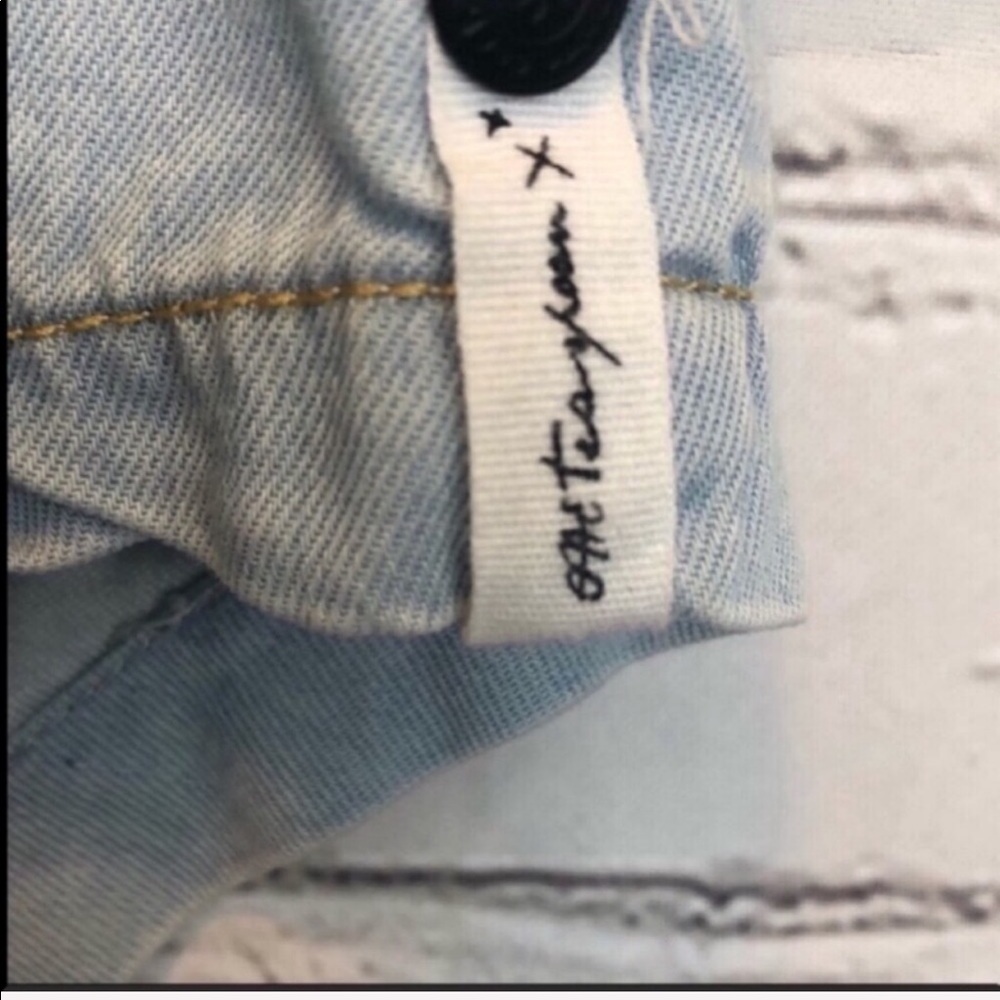 ONE TEASPOON   /Chambray Bobby Shorts - Picture 5 of 5